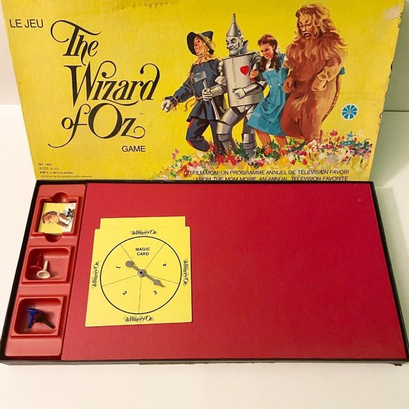 Vintage 1974 Wizard of Oz Board Game Cadaco Bilingual French Game Complete - Picture 5 of 12